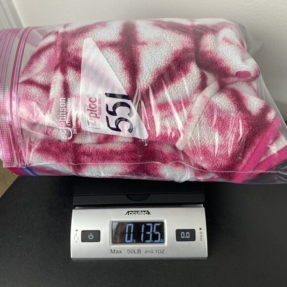 Patagonia Women's Synchilla T Snap Pullover Size S Pink Tie Dye Diamond Jacket - Picture 10 of 10